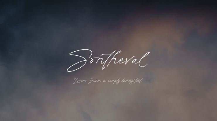 Sontheval Font
