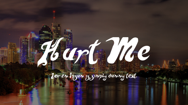 Hurt Me Font
