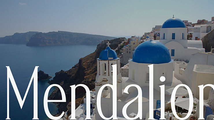 Mendalion Font