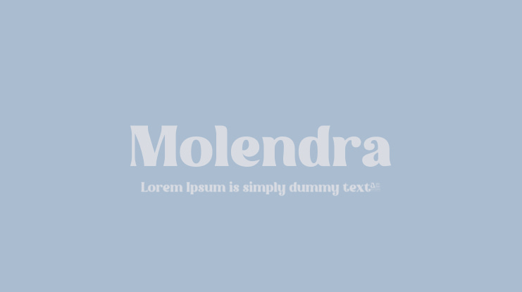 Molendra Font