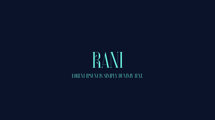 Rani Font
