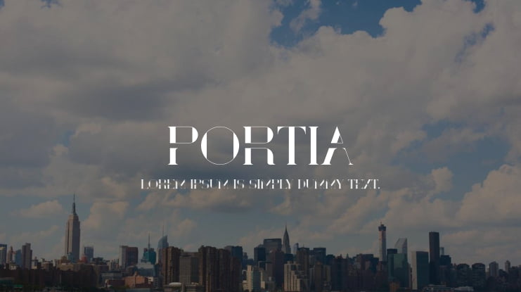 Portia Font