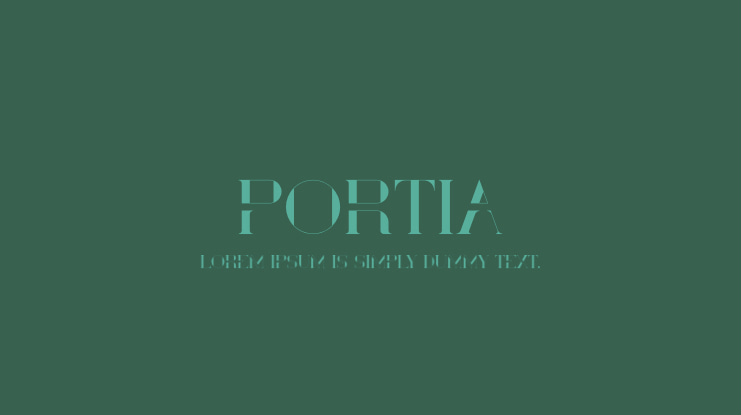 Portia Font