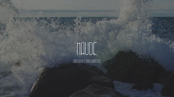 Maude Font