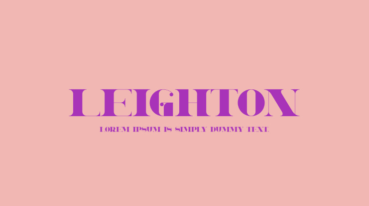 Leighton Font