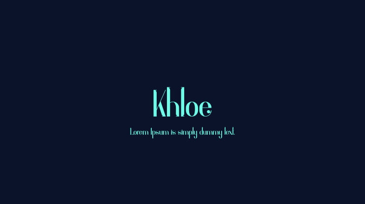 Khloe Font