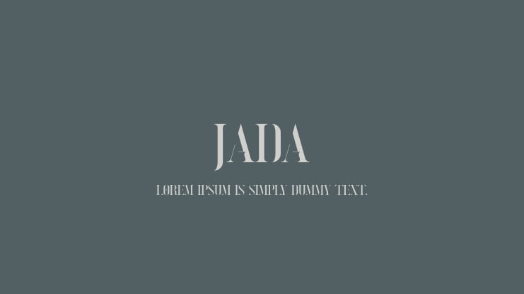 Jada Font