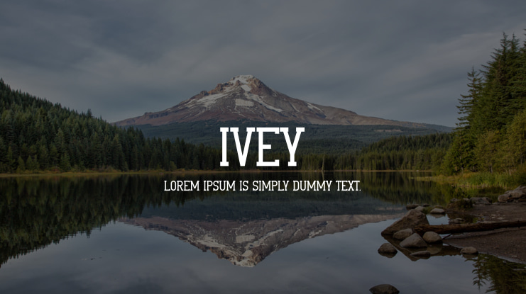 Ivey Font