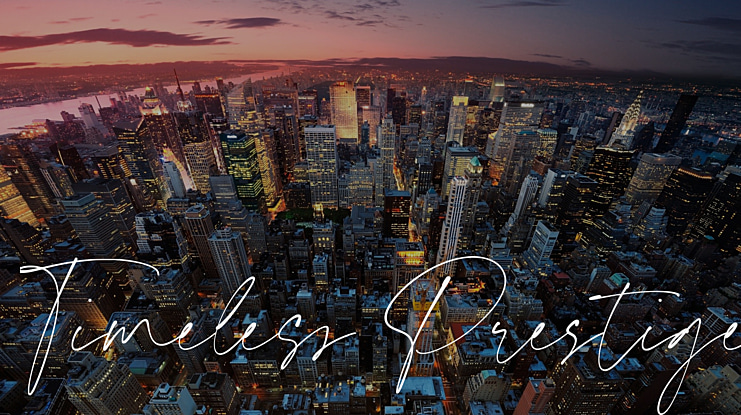 Timeless Prestige Font