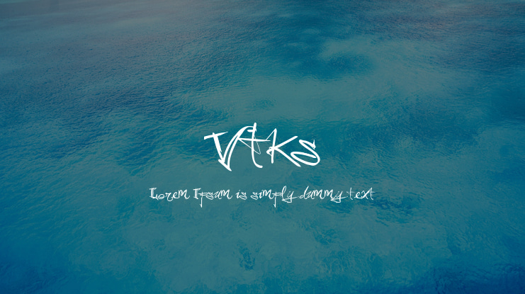 Vtks 38 Font