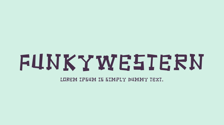 FunkyWestern Font Family