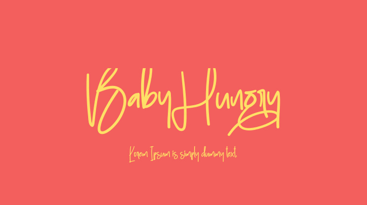 Baby Hungry Font
