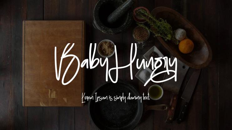 Baby Hungry Font