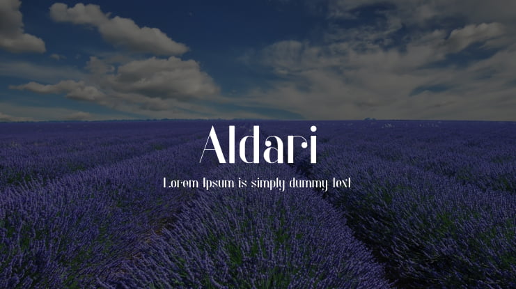 Aldari Font