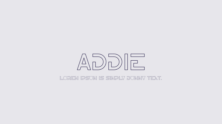 Addie Font