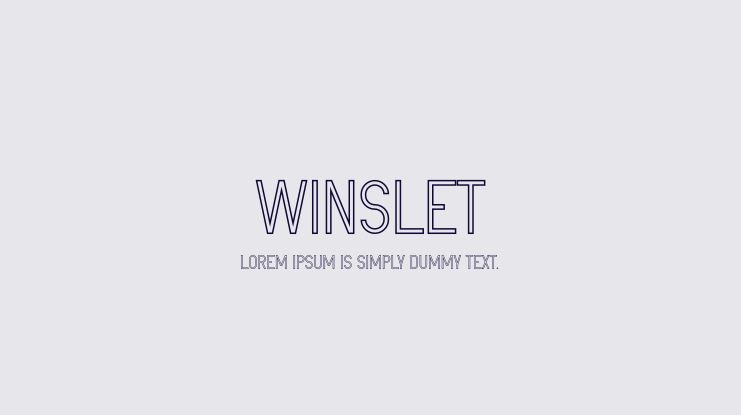 Winslet Font