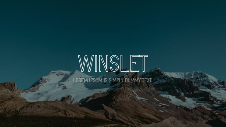 Winslet Font