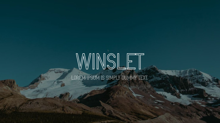 Winslet Font