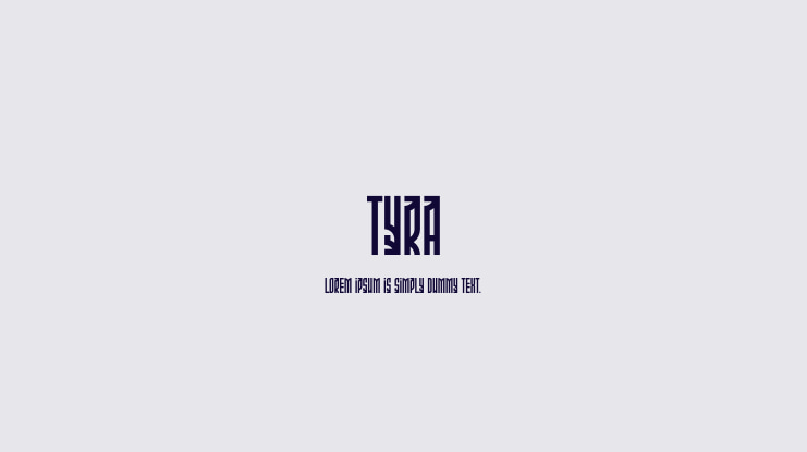 Tyra Font