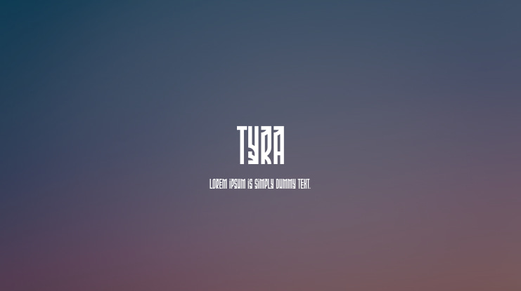 Tyra Font