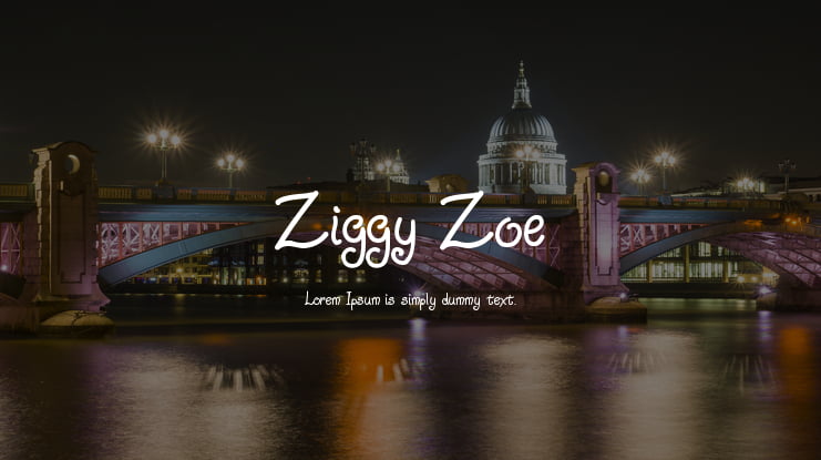 Ziggy Zoe Font