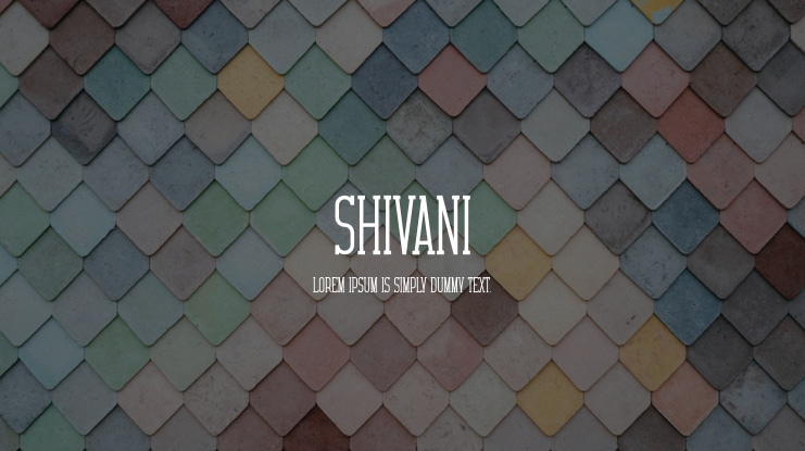 Shivani Font