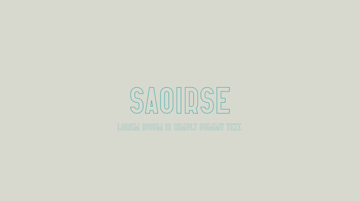 Saoirse Font