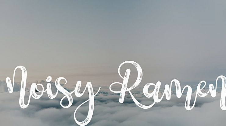 Noisy Ramen Font