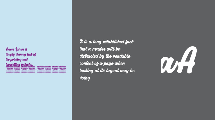 Flicker Calligraphy Font