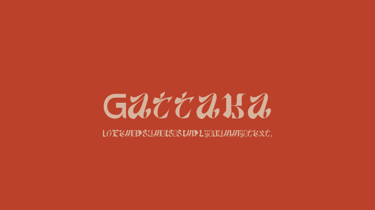 Gattaka Font