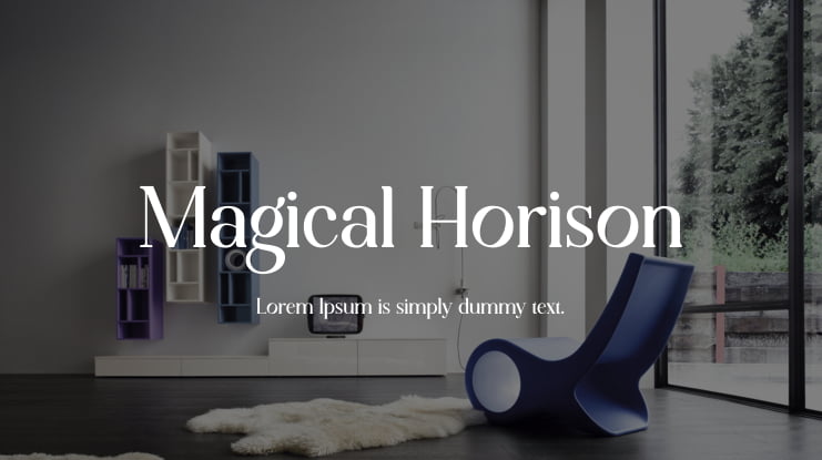 Magical Horison Font