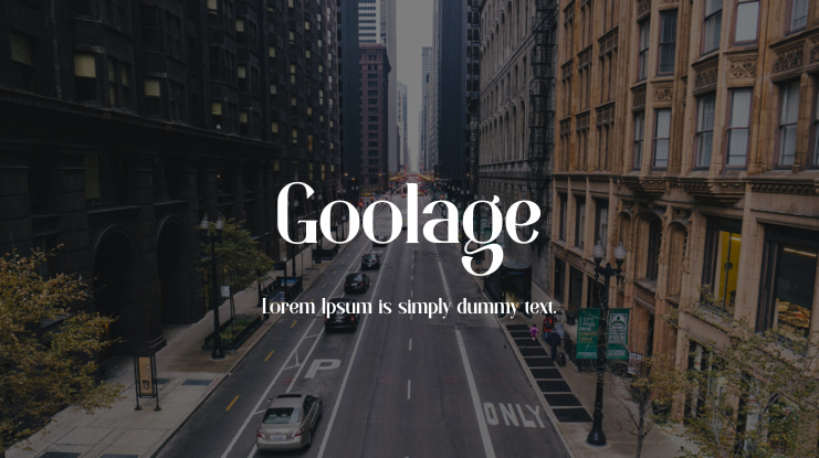 Goolage Font