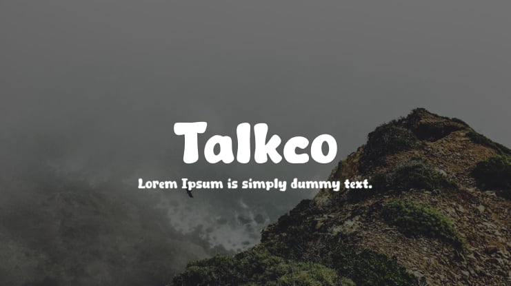 Talkco Font