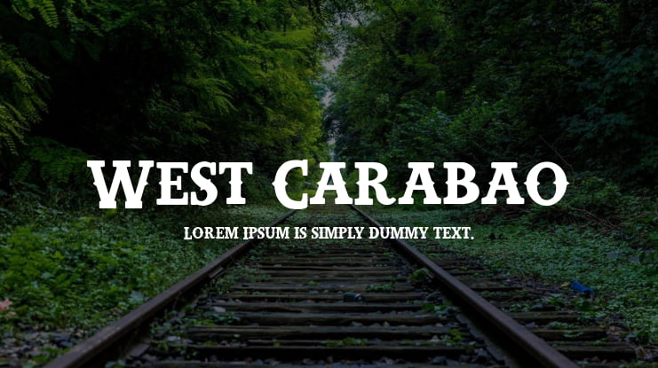 West Carabao Font