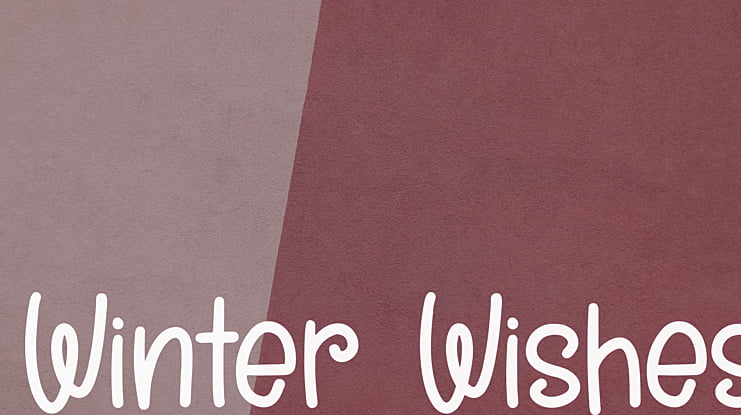 Winter Wishes Font