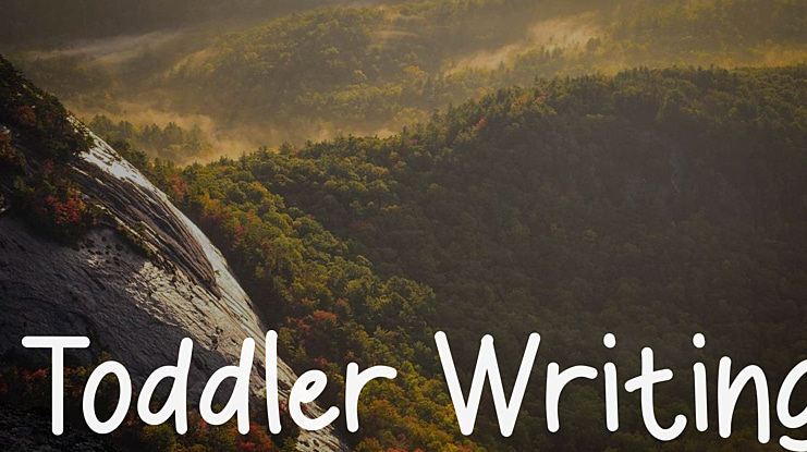 Toddler Writing Font