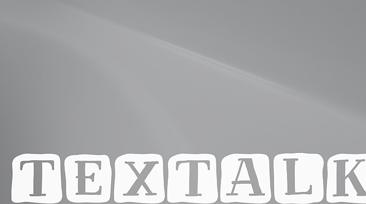 Textalk Font