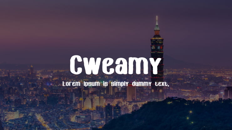 Cweamy Font