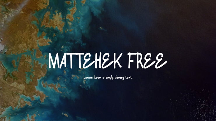 MATTEHEK FREE Font