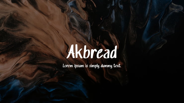 Akbread Font