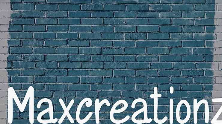 Maxcreationz Font
