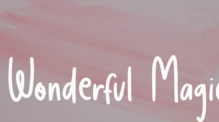Wonderful Magic Font