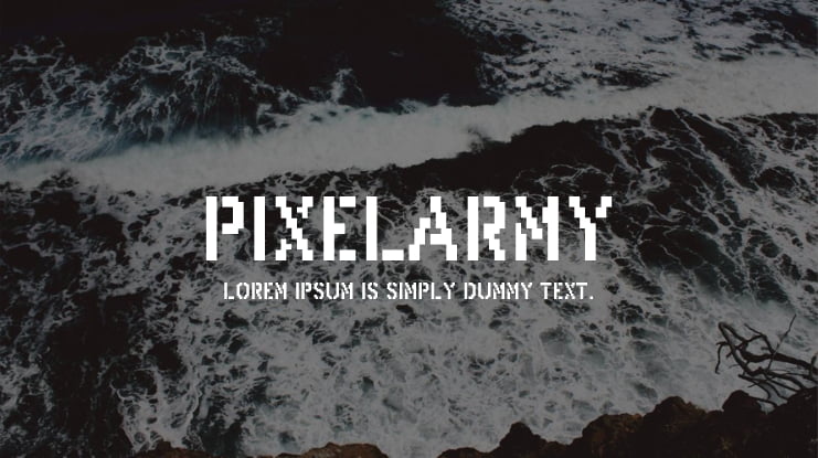 PixelArmy Font