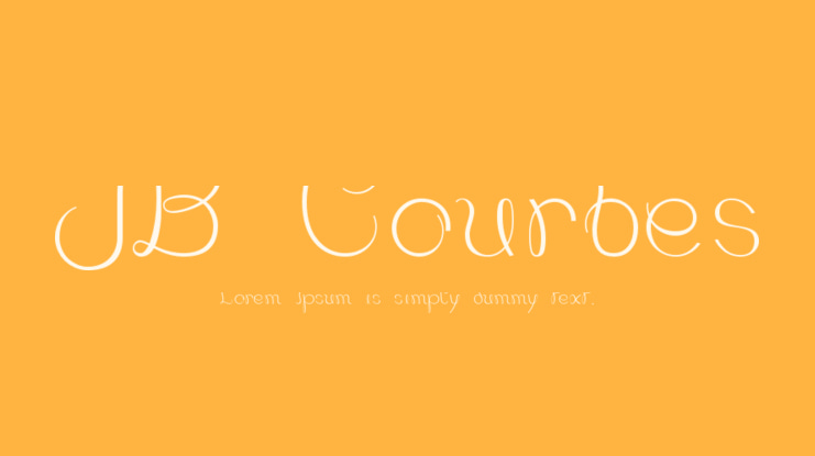 JB Courbes Font