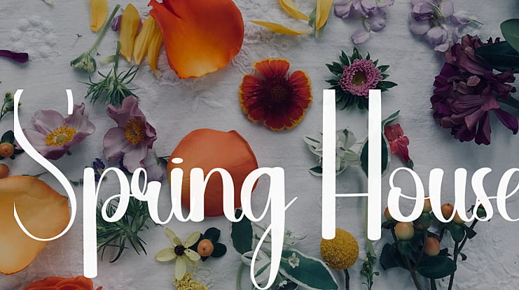 Spring House Font