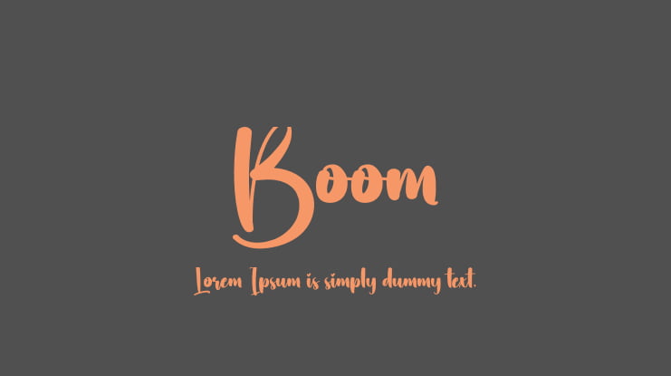 Boom Font