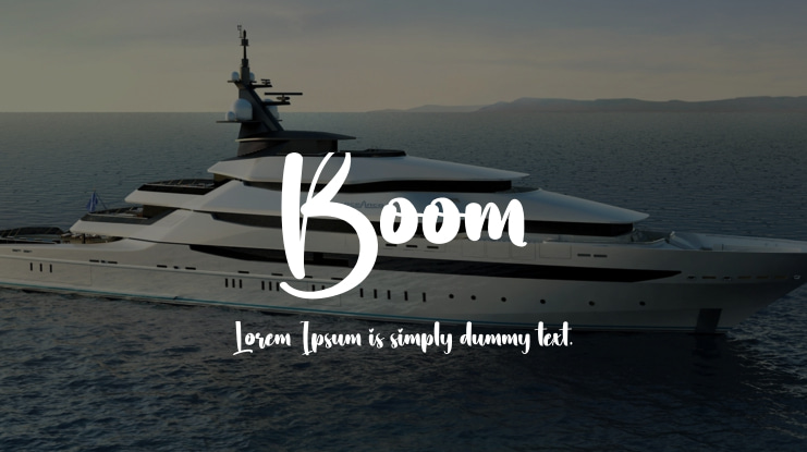 Boom Font