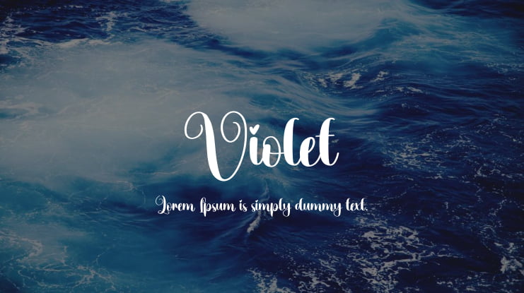 Violet Font