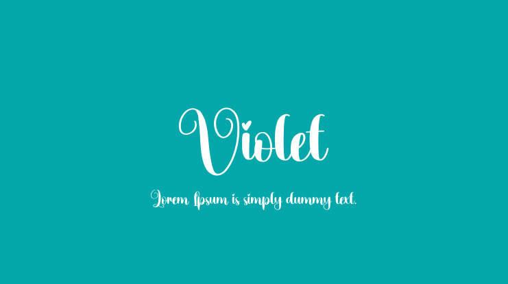 Violet Font