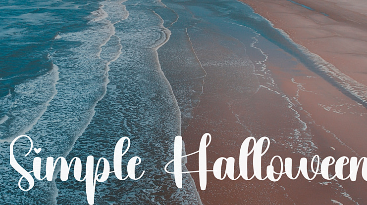 Simple Halloween Font